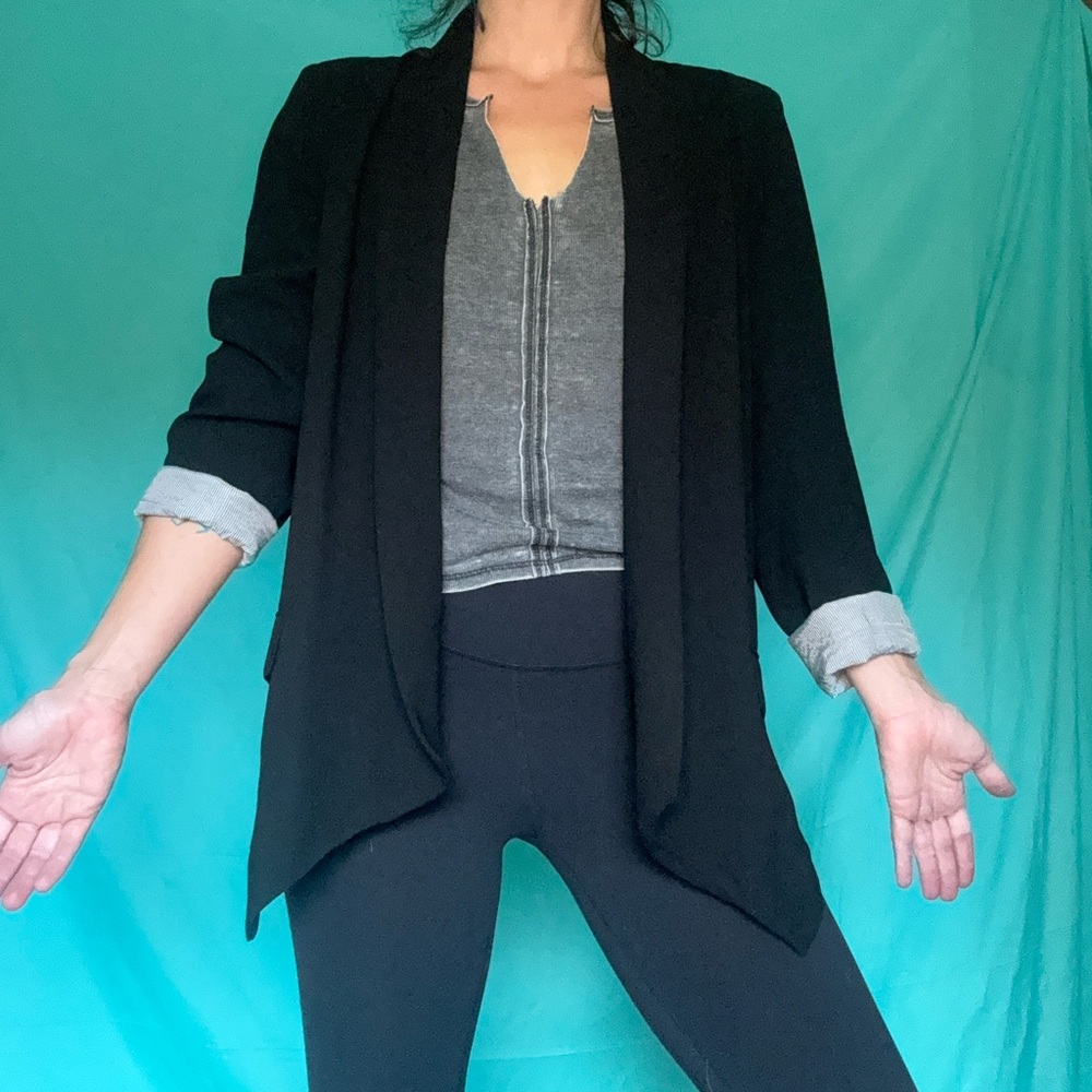 Cartonnier by Anthropologie beautiful Black Blazer